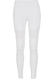 URBAN CLASSICS Ladies Tech Mesh Leggings mujer elásticos para deporte, con 4 insertos de malla funcional, corte clásico, pantalones de deporte, cintura elástica.