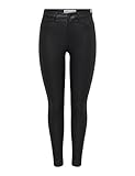 JDY JDYNEWTHUNDER Coated High SKN PNT Noos Pantalón, Black, L 30 para Mujer