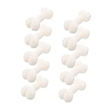 PRETYZOOM 10 Piezas Accesorios De Hueso Apoyo De Hueso Falso Disfraz De Halloween para Perro Huesos De Disfraz De Esqueleto Humano Simulado Hueso Pequeño Mini Juguetes El Plastico