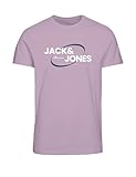 JACK & JONES Jcoray Branding tee SS Crew Neck Fst Camiseta, Winsome Orchid, XL para Hombre