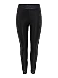 ONLY NOS Mujer Onlcool Coated Legging Noos Leggings Not Applicable, Negro (Black Black), 40 (Talla del Fabricante: Medium)