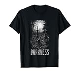 Gótico, viejo cementerio. Oscuridad. Camiseta