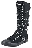 Black Premium by EMP Unisex Zapatillas negras con remaches EU38