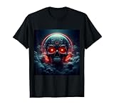 Calavera brillante 3D Camiseta