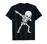 Camisas de Halloween para niños Dabbing Skeleton Tee Costume Camiseta