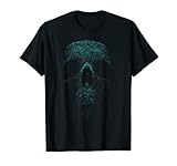 EMF Camiseta de Halloween Calavera Skull Programador informático Desarrollador T-Shirt Unisex Niño Adolescente Jóven Adulto Black Manga corta Pequeño