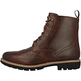 Clarks Batcombe Lord, Botas Estilo Motero Hombre, Marrón (Dark Brown), 41 EU