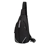 Waterfly Mochila Cruzada Mochila Bandolera Pecho Bolso de Hombro Pequeño para Ciclismo Deportivo Viaje Hombre y Mujer
