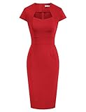 GRACE KARIN Retro Vestido Mujer Rojo XXL(CL8947-2)