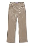 JJXX Jxkenya HW Straight Faux Leat Pants Noos Pantalón, Detalles del Producto: Brillante-Largo, L Mujeres