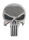 GBJUK Punisher - Pin de solapa con cierre de mariposa en la parte trasera, Metal