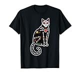 Camiseta con diseño de gato de calavera de azúcar - Día de los muertos Camiseta