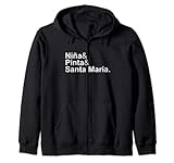 'Niña & Pinta & Santa María' Cristóbal Colón, tres carabelas Sudadera con Capucha