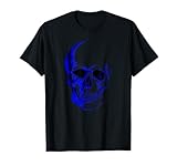 Calavera azul Camiseta
