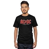AC/DC MEACDCRTS031 Camisetas, Negro, XL para Hombre