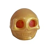Ungtyb Exprimir Las Bolas de Calavera, Juguete de apretar el cráneo - Juguete de Calavera de Halloween alucinante - Juguete de Broma de Halloween y elástico para avión, Clase,