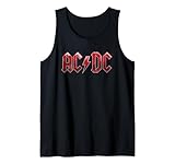 Oficial AC/DC Logo Hielo Rojo Rock Música Banda Camiseta sin Mangas