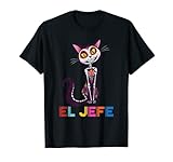 Yo Soy EL Jefe Gato Azúcar Calavera Dia De Los Muertos Camiseta