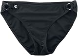 Rock Rebel by EMP Mujer Braguita de Bikini Negra con Estampado de Calavera XL