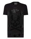 Philipp Plein Hombre T-Shirt MTK4335 02 Black Camiseta