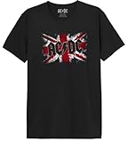 AC/DC MEACDCRTS036 Camisetas, Negro, XXL para Hombre