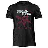 CRAZY FOR ROCK Linkin Park - Camiseta oficial híbrida Theory. Camiseta unisex de algodón, camiseta de ajuste regular para adulto y niño, Negro , XL