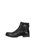 JACK & JONES JFWALBANY Leather STS, Chukka Boots Hombre, Gris(Anthracite Anthracite), 44 EU