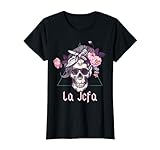 Rockera Mujer, Skull, La Jefa, Retro Calavera Dia de Muertos Camiseta