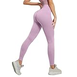 Generisch Leggings para mujer, diseño de calavera, pantalones de entrenamiento, cintura alta, pantalones sexy, pantalones deportivos de yoga, elásticos, modernos, negros, opacos, Rosa intenso., M