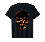 Skull Glow – Calavera brillante – crazy colores Camiseta