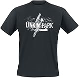 Linkin Park Prism Smoke Hombre Camiseta Negro L 100% algodón Vorne Bedruckt Regular