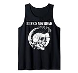 Punk's Not Dead Concierto de Punk Rock Regalo de calavera Camiseta sin Mangas