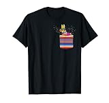 Camiseta mexicana de bolsillo con estampado de piñata Serape Fiesta Fiesta Camiseta