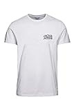 Jack&Jones Hombre Camiseta - Blanco, XXL