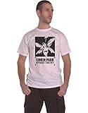 Linkin Park Camiseta Soldier Hybrid Theory Band Logo Nue oficial para hombre, color blanco, Blanco, XL