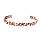 SVADiA | Pulsera tibetana de cobre | Pulsera tibetana de cobre con imanes | Natural y certificado | Efecto positivo, Moyenne, Cobre, No se aplica