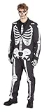 Rubies Disfraz Mortis Calavera para hombre, Chaqueta con pantalones corbata y guantes, Licencia Oficial, Esqueletos, Skeletons para Halloween, Carnaval y fiestas