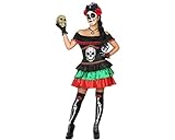 Atosa disfraz esqueleto mexicano mujer adulto catrina M