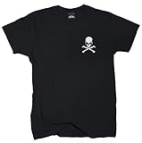 Wolkenbruch® Sputnik-Shirts - Camiseta con diseño de calavera (tallas de la M a la XXXXL) Negro M