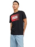 Jack & Jones Jjecorp Logo Tee Ss O-neck Noos Camiseta Cuello Redondo, Black, S para Hombre