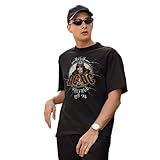 AC/DC MEACDCRTS051 Camisetas, Negro, M para Hombre