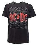 AC/DC Camiseta Black Ice Original Grupo Rock Producto Oficial Álbum Negro XL
