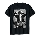 Oficial AC/DC Música Rock Banda Angus Young Foto Vintage Camiseta