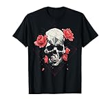 Calavera Arte Poligonal Motivo Gráfico Flores Calavera Camiseta