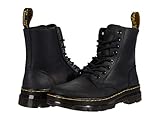 Dr. Martens 8 Eye Boot, Botas de Combate Unisex Adulto, Black Wyoming, 42 EU