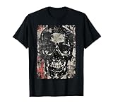 Hip Hop Skull Y2K Vintage Hipster Edgy Streetwear Calavera Camiseta