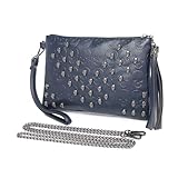 Miss Lulu Bolso Clutch Calavera, Bolsos de Mujer Góticos, Bolso de Mano de Fiesta Elegante, Estilo Gótico, Ideal para Eventos Nocturnos y Casuales