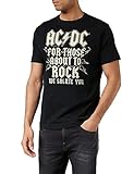 AC/DC Camiseta para Hombre, Hombre, Camiseta, ACDCTSHIRT-05, Voltage (09), 05-XL