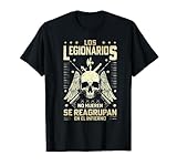 Los Legionarios No Mueren Calavera Estilo Militar Camiseta
