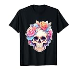 Calaveras Calavera Flores Flor Calavera Calavera Calavera Camiseta